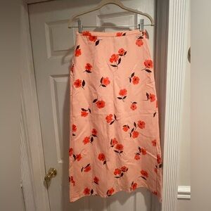 Zara Long Floral Skirt